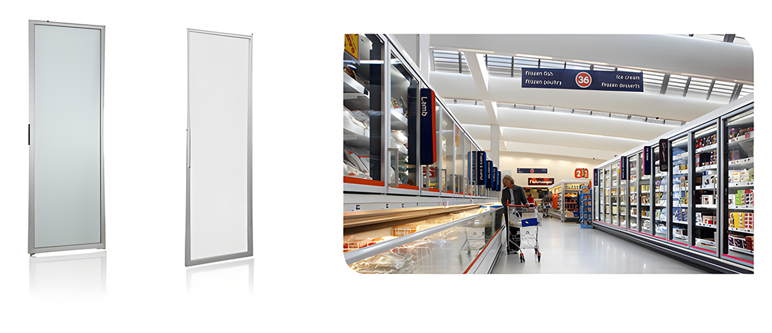 台玻玻璃超市大型门体